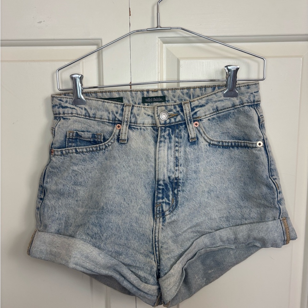 Wild Fable High Waist Women’s Denim Blue High-Waisted Women Shorts